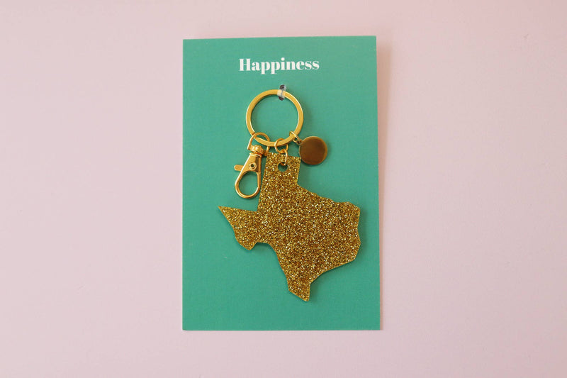 Texas Keychain – Modern Acrylic State Charm