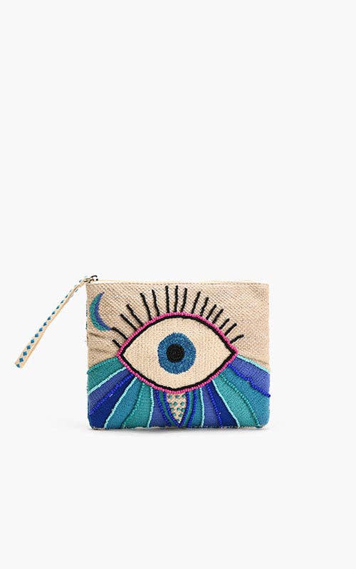 Wanderlust Evil Eye Clutch