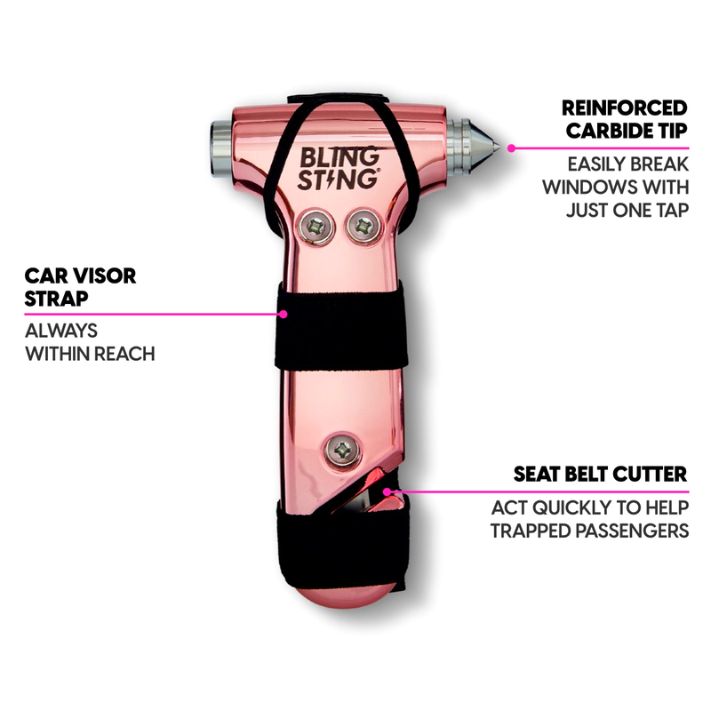 Emergency Escape Hammer | Blush 
Pink