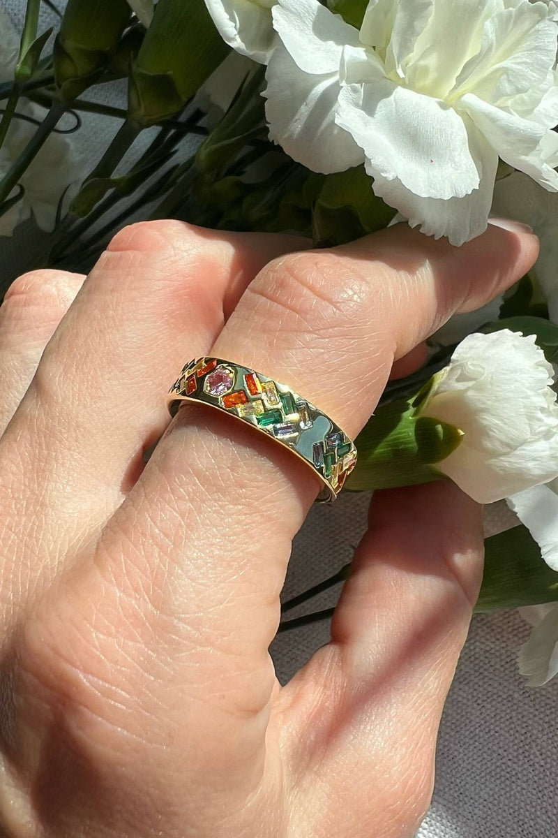 SUNBEAM RING- RAINBOW