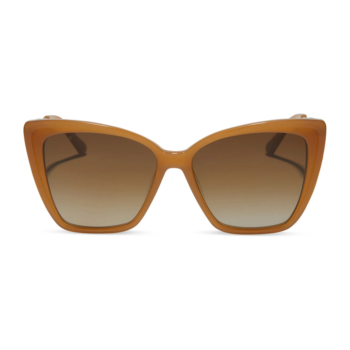 DIFF Eyeware - Becky II Salted Caramel Brown Gradient Polarized