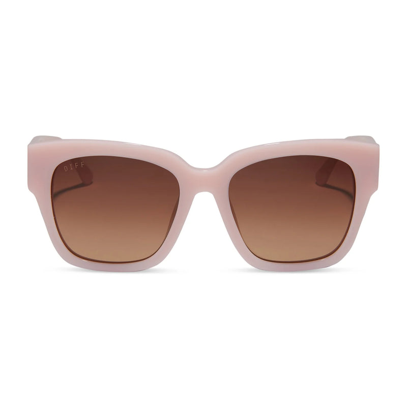 Bella II Pink Velvet Brown Gradient Sunglasses