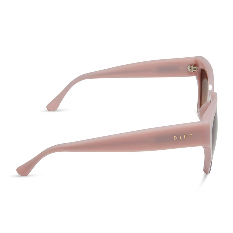 Bella II Pink Velvet Brown Gradient Sunglasses