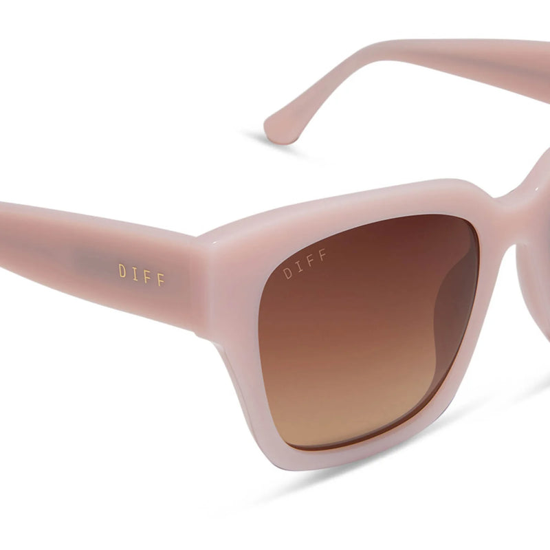 Bella II Pink Velvet Brown Gradient Sunglasses