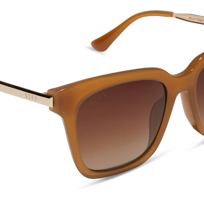 Bella Salted Caramel Brown Gradient Polarized Sunglasses