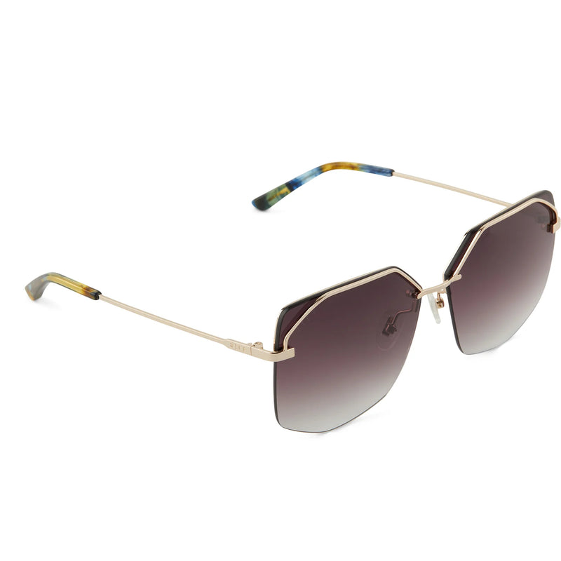 Bree Gold Brown Gradient Polarized Sunglasses