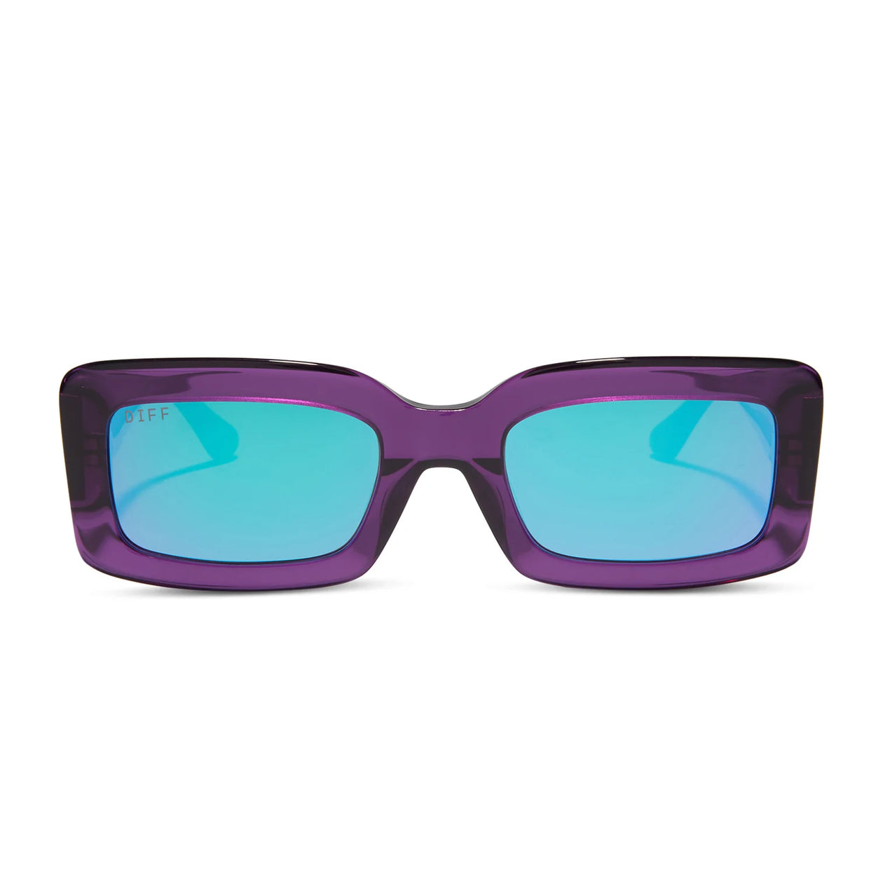 DIFF Eyeware Indy Posh Purple Mirror Sunglasses Mi Vida Uvalde