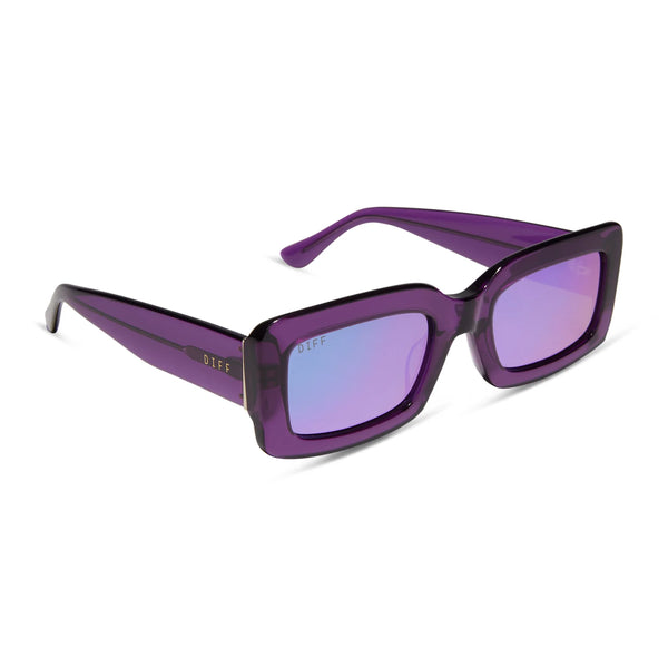 Indy Posh Purple Mirror Sunglasses