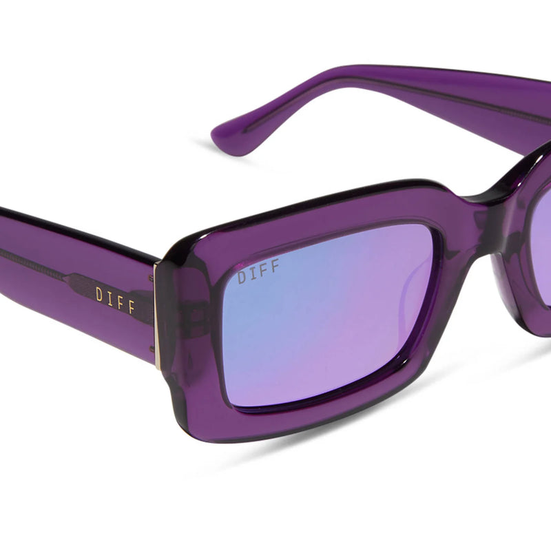 Indy Posh Purple Mirror Sunglasses