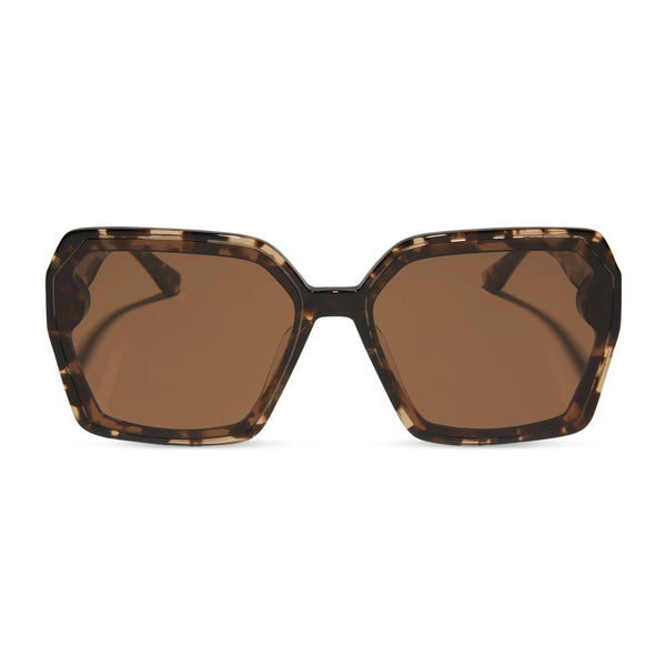 Presley Espresso Tortoise Brown Sunglasses