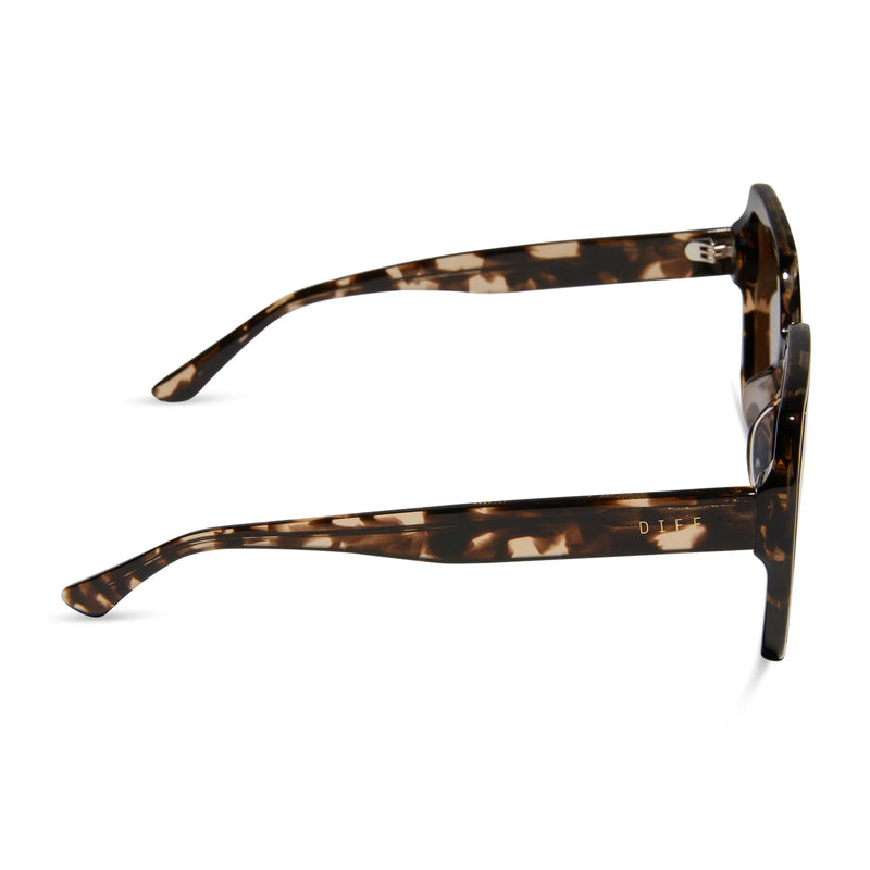 Presley Espresso Tortoise Brown Sunglasses