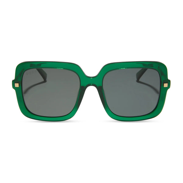 DIFF Eyeware - Sandra Palm Green Crystal Grey Polarized  display picture 2