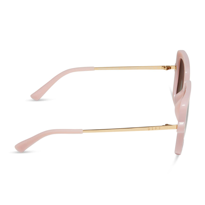 Sandra Pink Velvet Brown Gradient Polarized Sunglasses