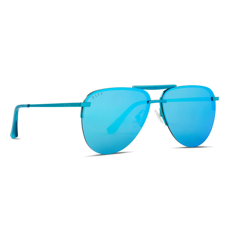 Tahoe Turquoise Metallic Teal Mirror Polarized Sunglasses