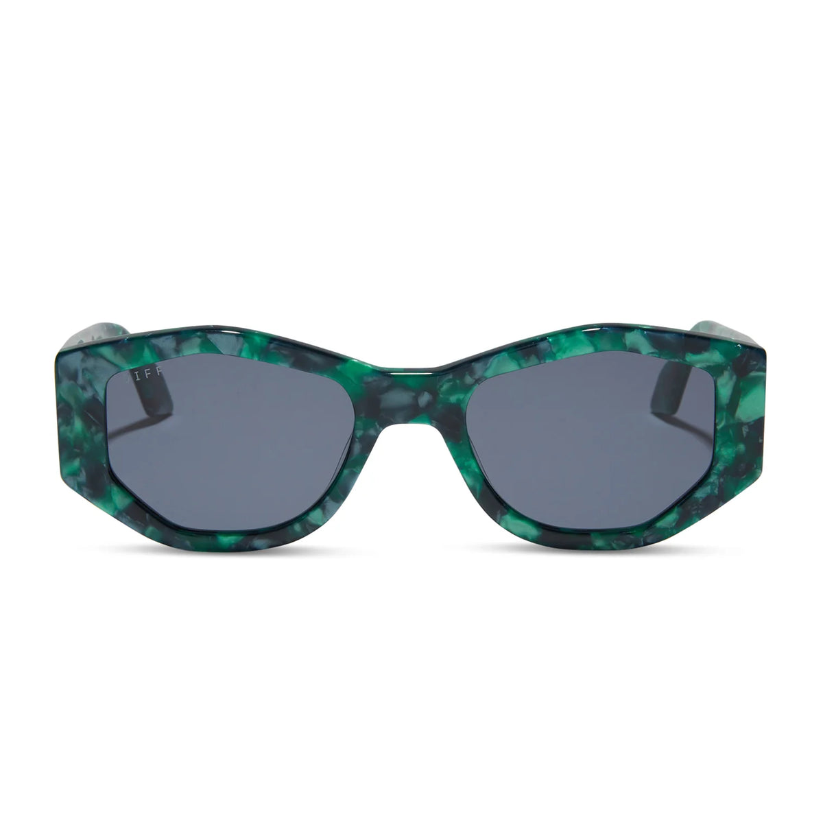 Diff Eyewear Green and Tortoise Sunglasses DIFF Sport Hangtime Square Sunglasses for Men and Women  main image 2