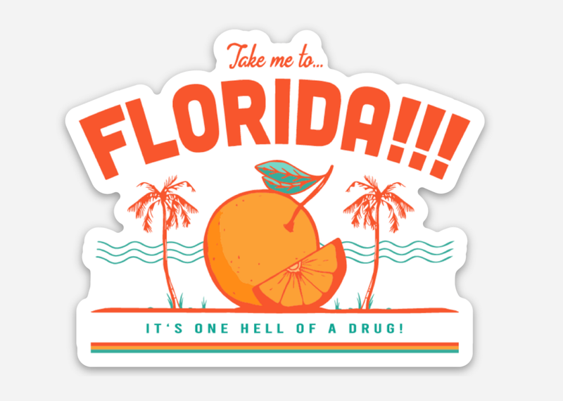 Take Me To Florida Sticker (Taylor Swift)