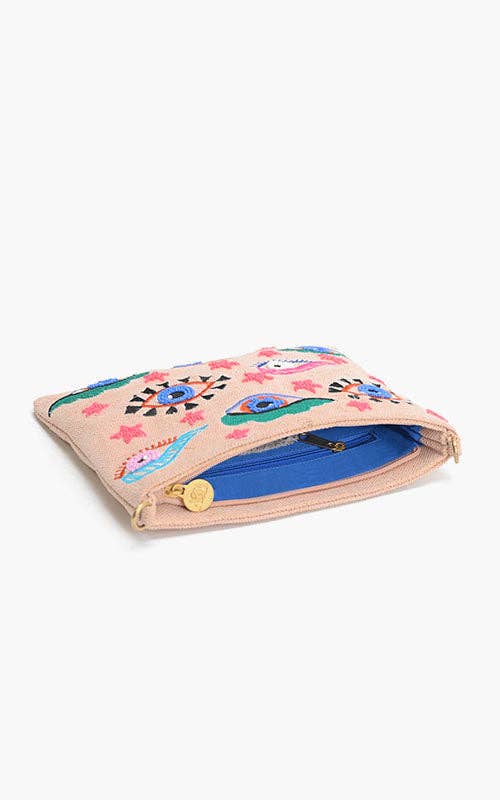 Mystic Gaze Pink Clutch