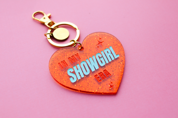 In My Showgirl Era Keychain (Clear Acrylic)