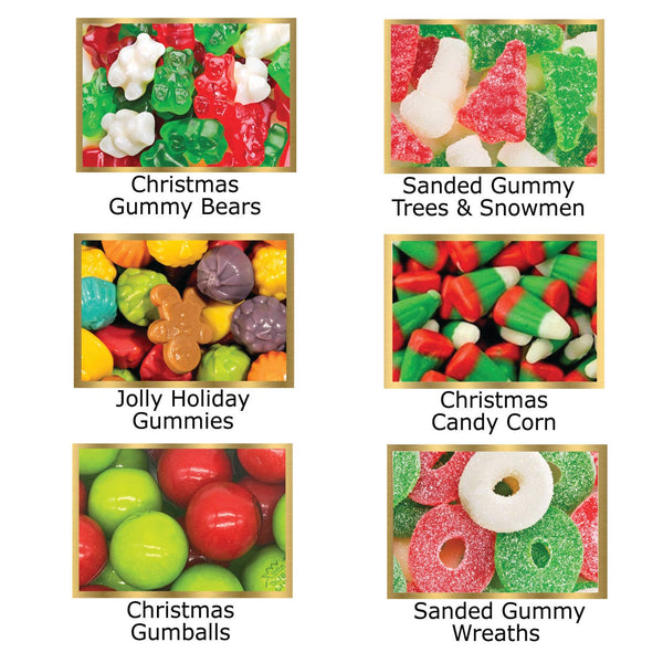 Christmas/ Holiday Candy Small Treat Bag Asst B
