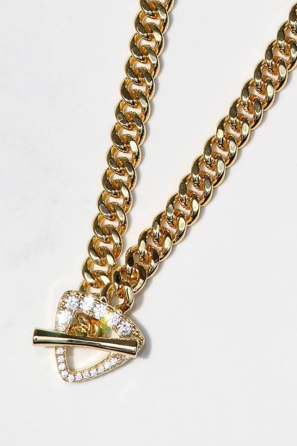 Triomphe Necklace- 14K Gold Vermeil