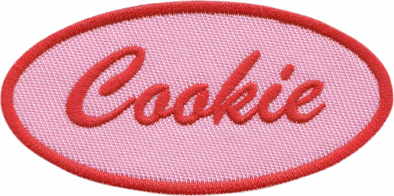 Patch - "Cookie" - Pink Retro Diner Name Tag