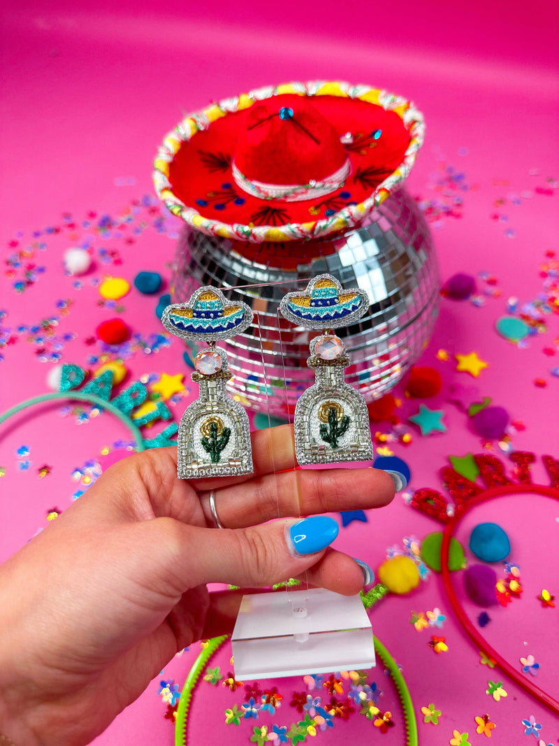 Beaded Tequila Bottle