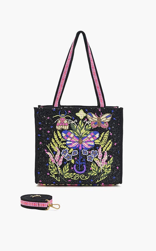 Midnight in the Garden Mini Tote