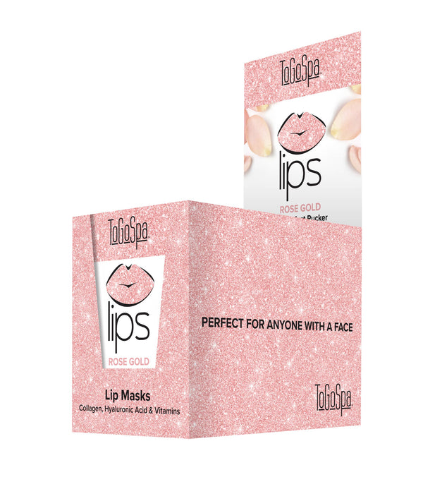 LIPS: Rose Gold Lips by ToGoSpa The Perfect Pucker - 3 pack