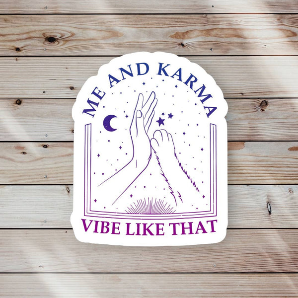 Taylor Karma Vibe Like That Sticker