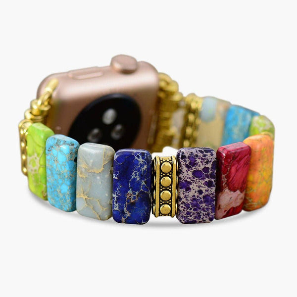 Chic Chakra Stretch Apple Watch Strap: Large