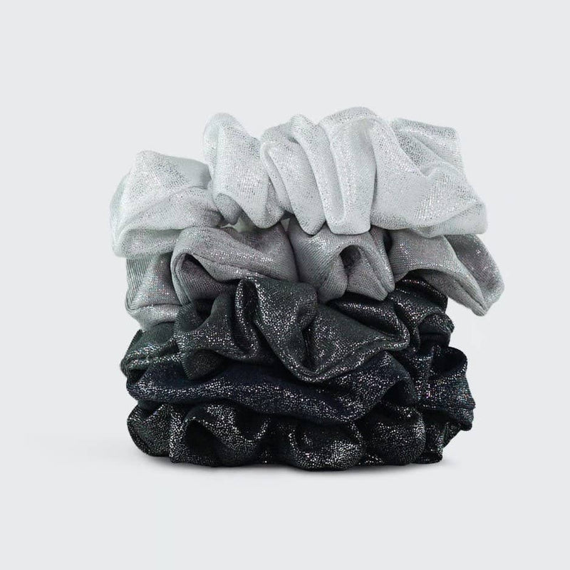 Scrunchies Metallic (Black/Gray)