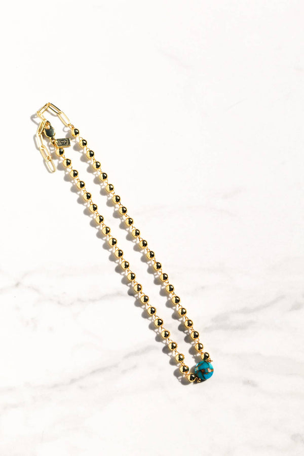 LUCCA NECKLACE- TURQUOISE