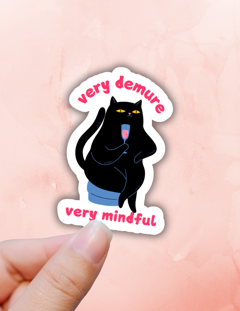 Very demure funny sticker,tik tok, laptop decals