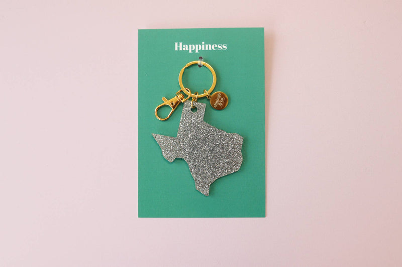 Texas Keychain – Modern Acrylic State Charm