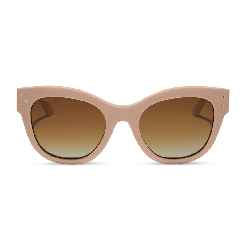 Eva Nude Brown Gradient Polarized Sunglasses