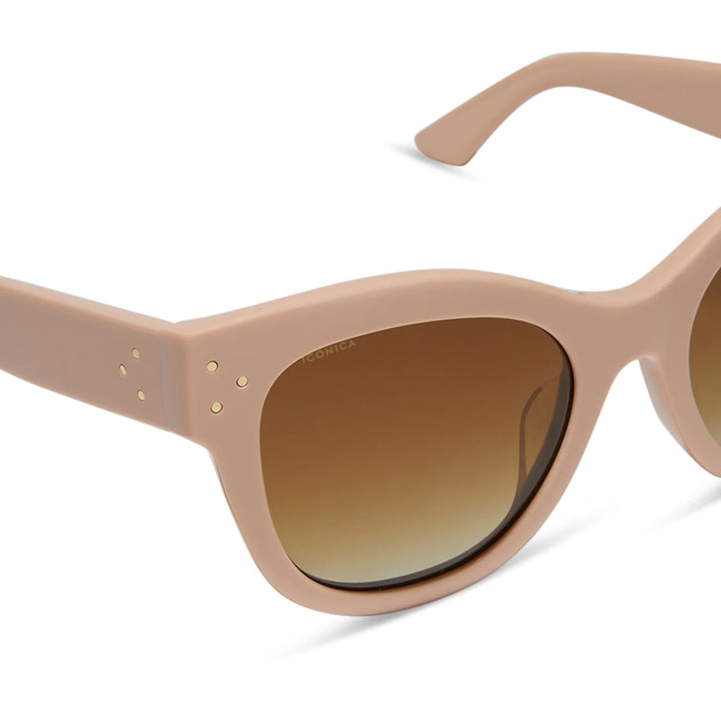 Eva Nude Brown Gradient Polarized Sunglasses