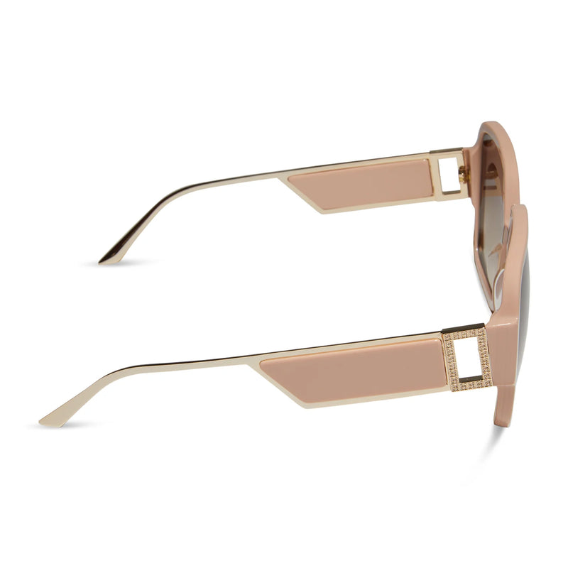 Tina II Nude Brown Gradient Polarized Sunglases