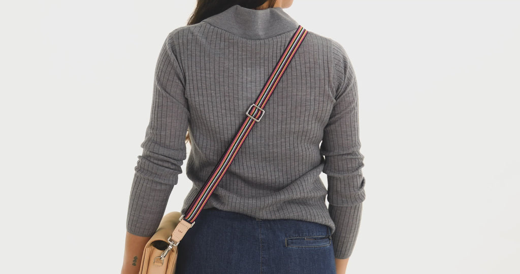 Elektra Webbing Slim Crossbody Strap 25mm - official Consuela video 2