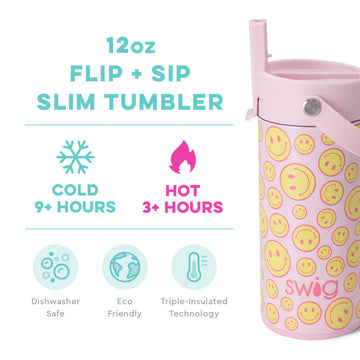 Swig Reusable Straw Set - Oh Happy Day + Pink