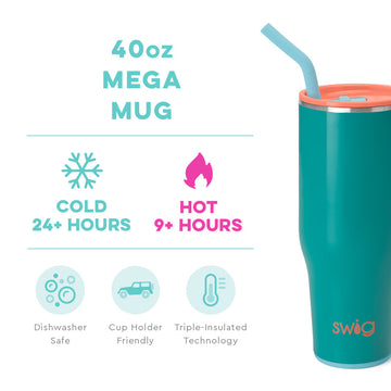 Swig 40 oz. Peak Season Mega Mug