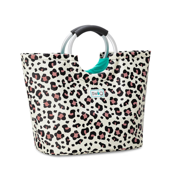 LUXY LEOPARD LOOPI TOTE BAG