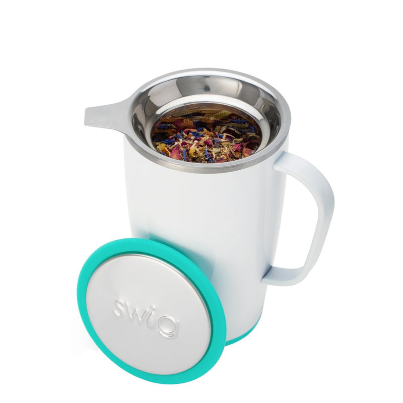 STAINLESS STEEL TEA INFUSER W/ SILICON COVER