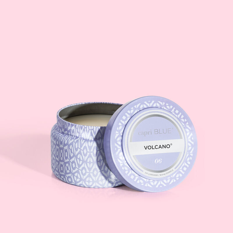 VOLCANO DIGITAL LAVENDER PRINTED TRAVEL TIN