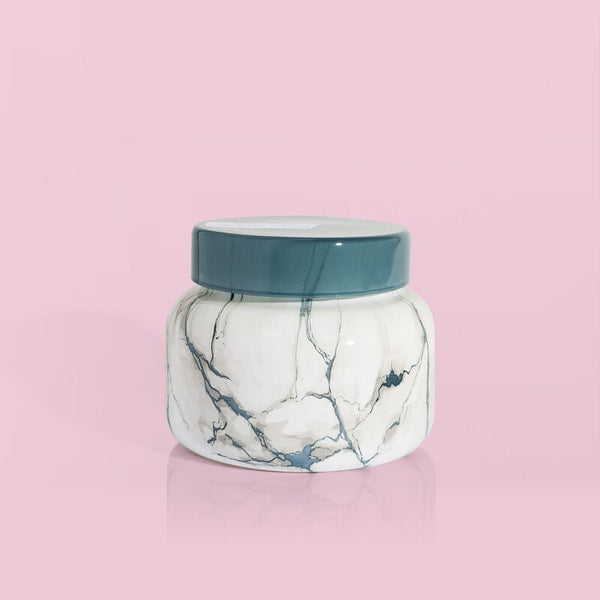 MODERN MARBLE SIGNATURE JAR, VOLCANO