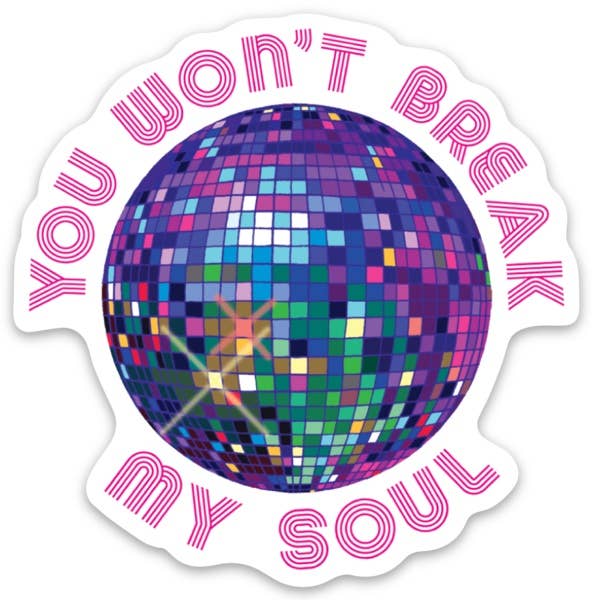 Disco Ball Die Cut Sticker
