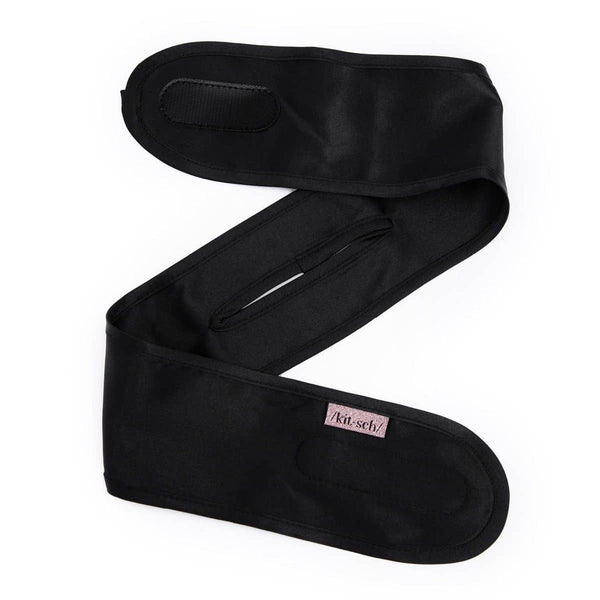 Satin Sleep Headband - Black