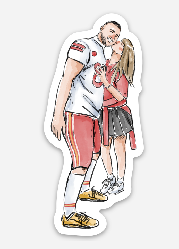 Swift/Kelce Sticker