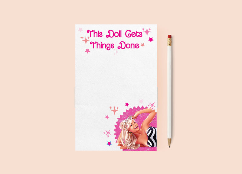 Barbie Notepad