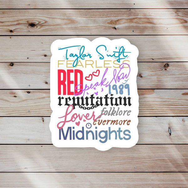 Taylor Swift Album Sticker