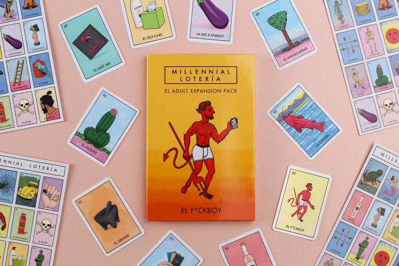 Millennial Loteria Board Game: El Adult Expansion Pack
